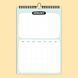 Calendar undated - English version