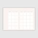 Free PDF file - 3 pages of the planner undated